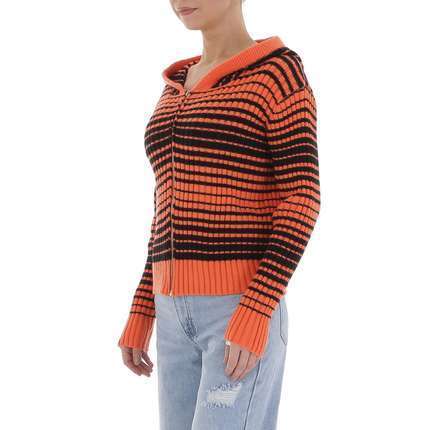 Damen Strickpullover von White ICY Gr. One Size - orange