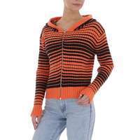 Damen Strickpullover von White ICY Gr. One Size - orange