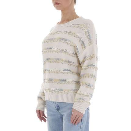 Damen Strickpullover von White ICY Gr. One Size - white