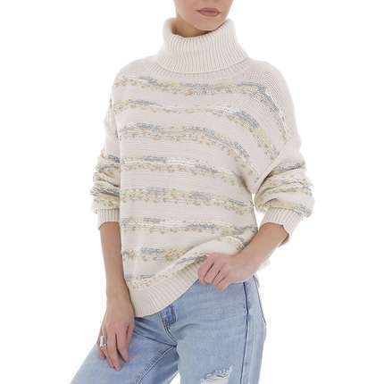 Damen Strickpullover von White ICY Gr. One Size - white