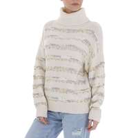 Damen Strickpullover von White ICY Gr. One Size - white