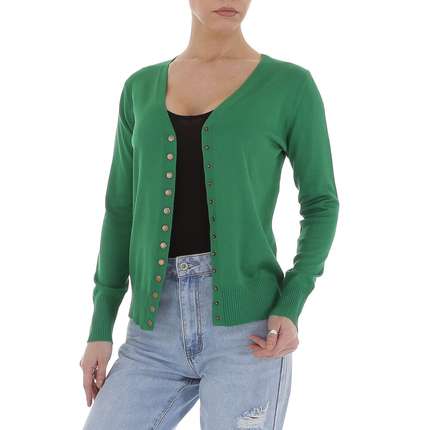 Damen Strickjacke von White ICY Gr. One Size - applegreen