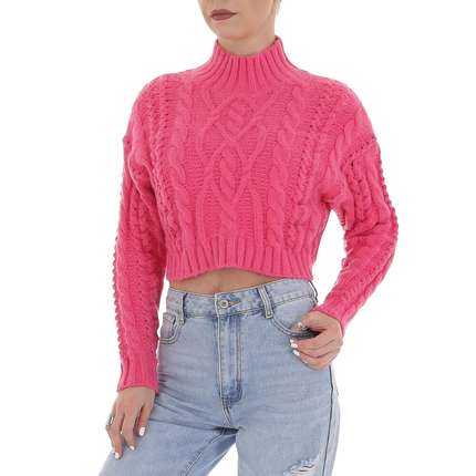 Damen Strickpullover von White ICY Gr. One Size - rose