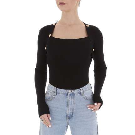 Damen Strickpullover von White ICY - black