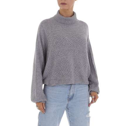 Damen Strickpullover von GLO STORY - grey