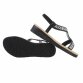Damen Keilsandaletten - black