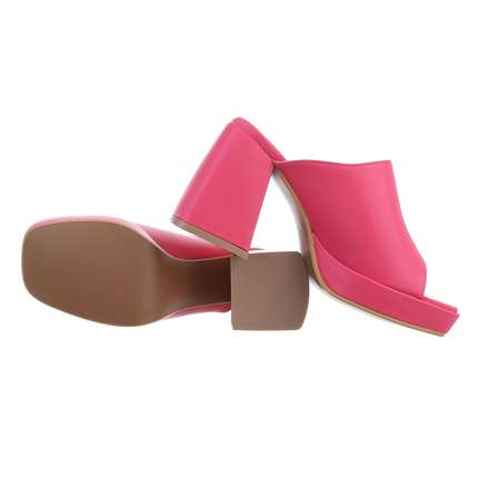 Damen Sandaletten - fuchsia
