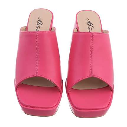 Damen Sandaletten - fuchsia