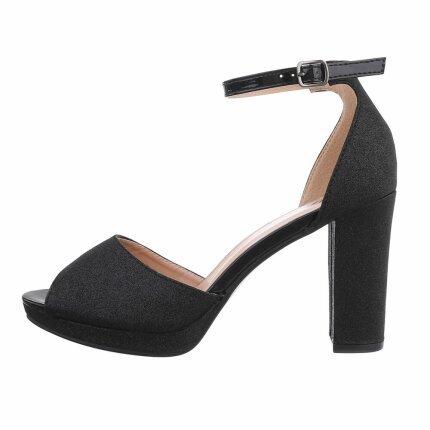 Damen Sandaletten - black - 12 Paar