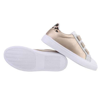 Damen Low-Sneakers - gold