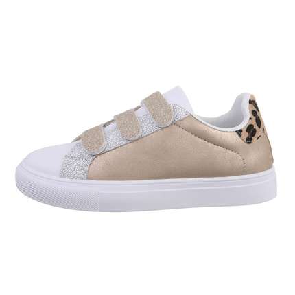 Damen Low-Sneakers - gold Gr. 37