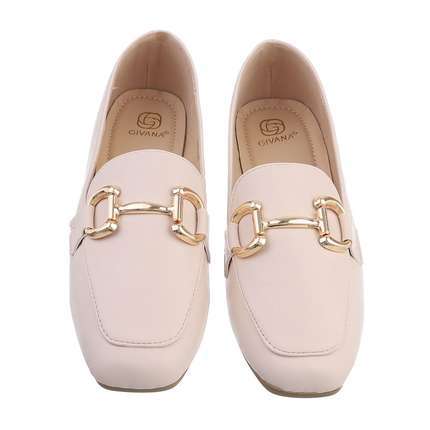 Damen Mokassins - beige
