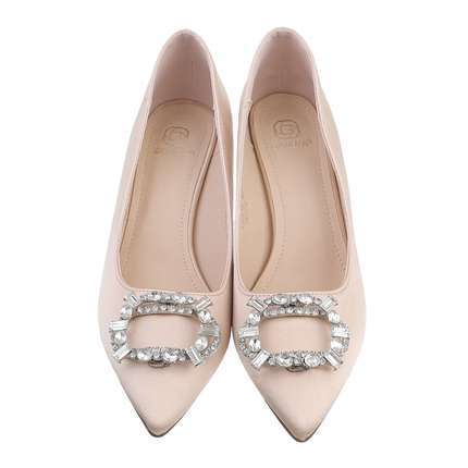 Damen High-Heel Pumps - beige