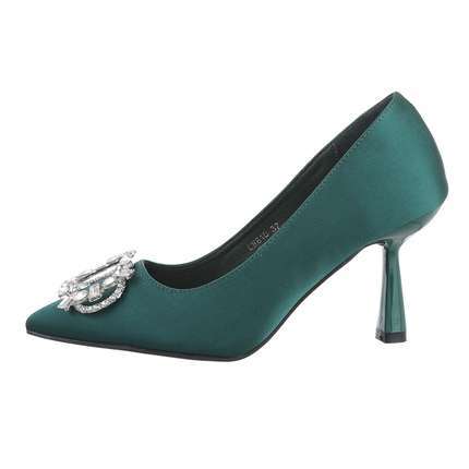 Damen High-Heel Pumps - green Gr. 37