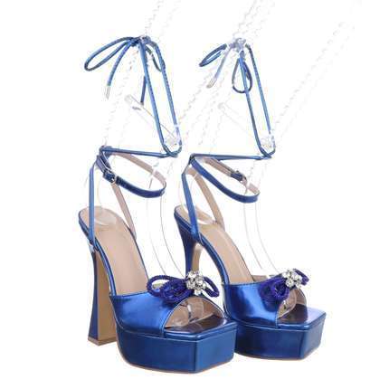 Damen Sandaletten - royalblue