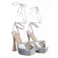 Damen Sandaletten - silver