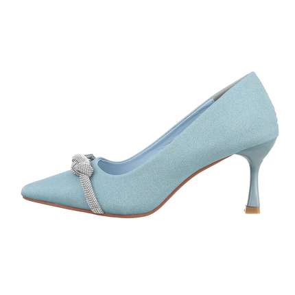 Damen High-Heel Pumps - blue Gr. 40