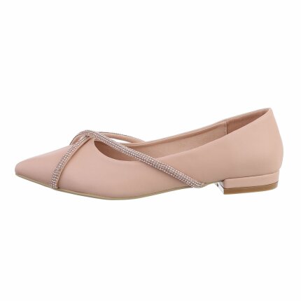 Damen Klassische Pumps - beige - 12 Paar