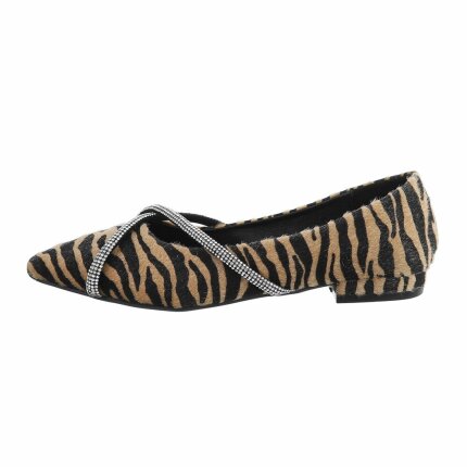 Damen Klassische Pumps - zebra Gr. 39