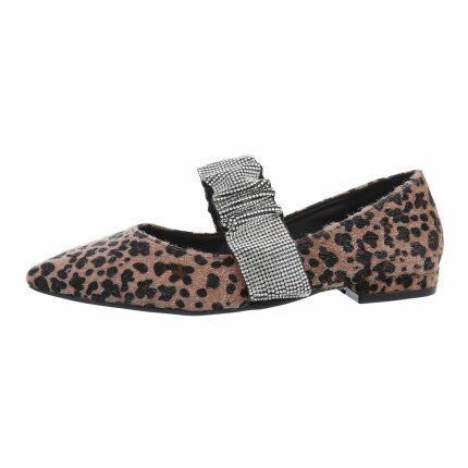 Damen Klassische Pumps - tiger - 12 Paar