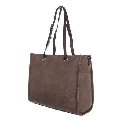 Damen Schultertasche - taupe