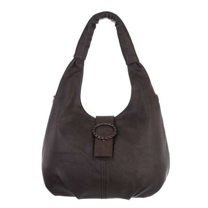 Damen Schultertasche - coffee