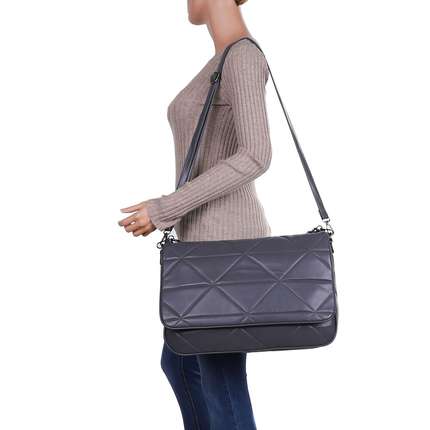 Damen Schultertasche - grey