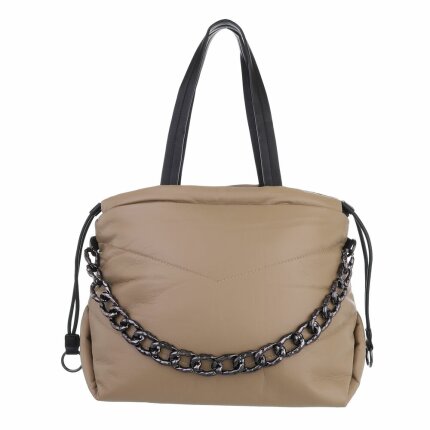 Damen Schultertasche - khaki