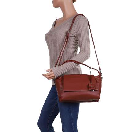 Damen Schultertasche - brown