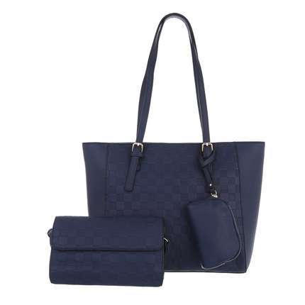 Damen Schultertasche - blue