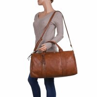 Damen Schultertasche - cuoio
