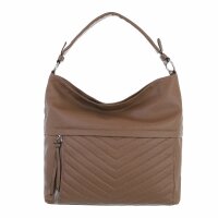 Damen Schultertasche - taupe