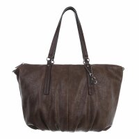 Damen Schultertasche - coffee