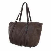 Damen Schultertasche - coffee