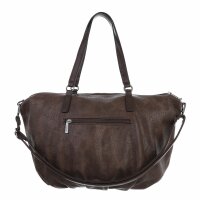 Damen Schultertasche - coffee