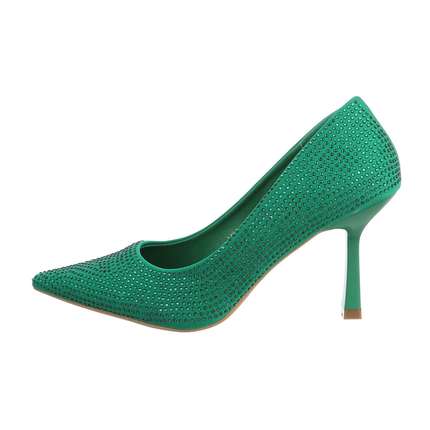 Damen High-Heel Pumps - green Gr. 36