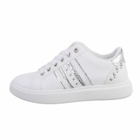 Damen Low-Sneakers - silver