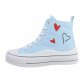 Damen High-Sneakers - blue - 12 Paar