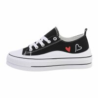 Damen Low-Sneakers - black