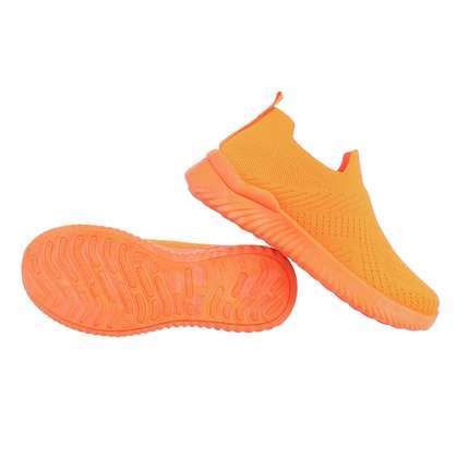 Damen Low-Sneakers - orange