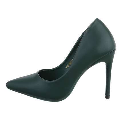 Damen High-Heel Pumps - green Gr. 39