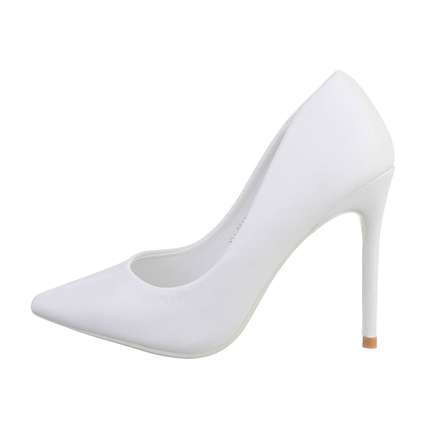 Damen High-Heel Pumps - white Gr. 37