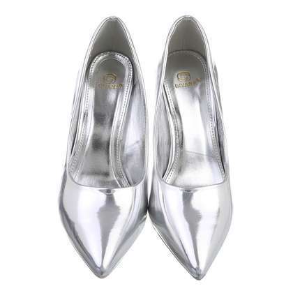 Damen High-Heel Pumps - silver