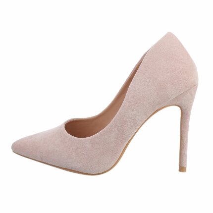 Damen High-Heel Pumps - beige - 12 Paar