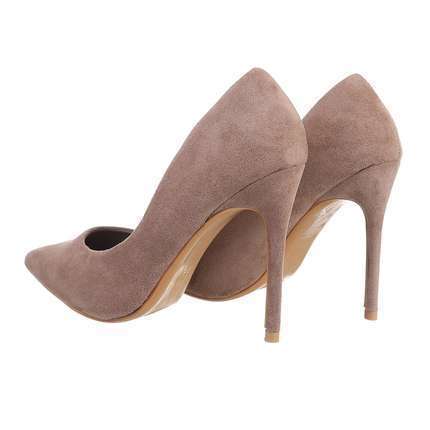 Damen High-Heel Pumps - kakhi