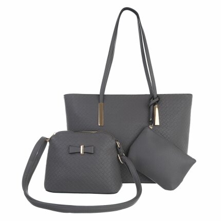 Damen Schultertasche - grey