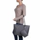 Damen Schultertasche - grey
