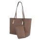 Damen Schultertasche - taupe