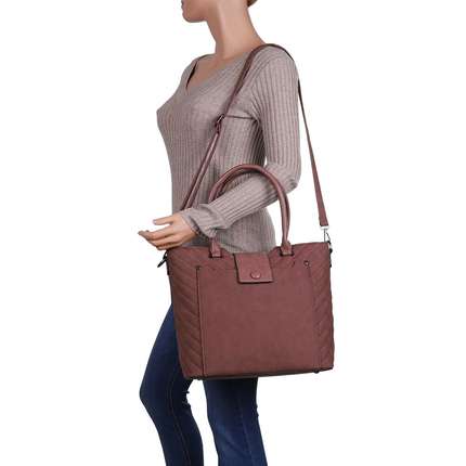 Damen Schultertasche - pink