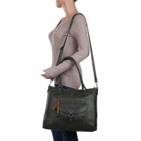 Damen Schultertasche - green